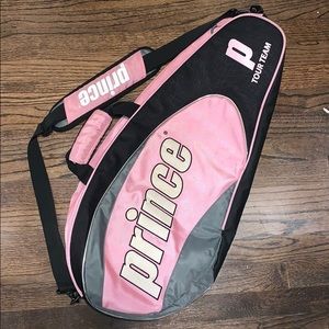 Prince Tour Team pink and black tennis bag